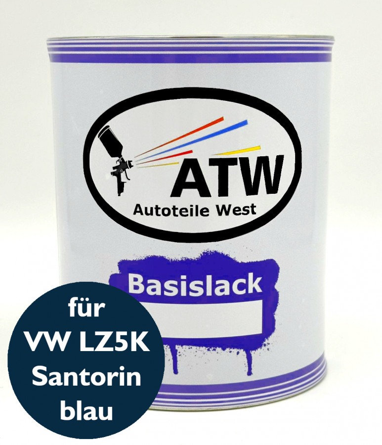 Autolack für VW LZ5K Santorinblau